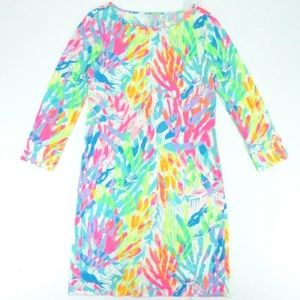 New Lilly Pulitzer Marlowe Dress Sparkling Sands XL (26014)